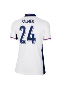 England Cole Palmer #24 Fotballdrakt Hjemme Klær Dame EM 2024 Korte ermer